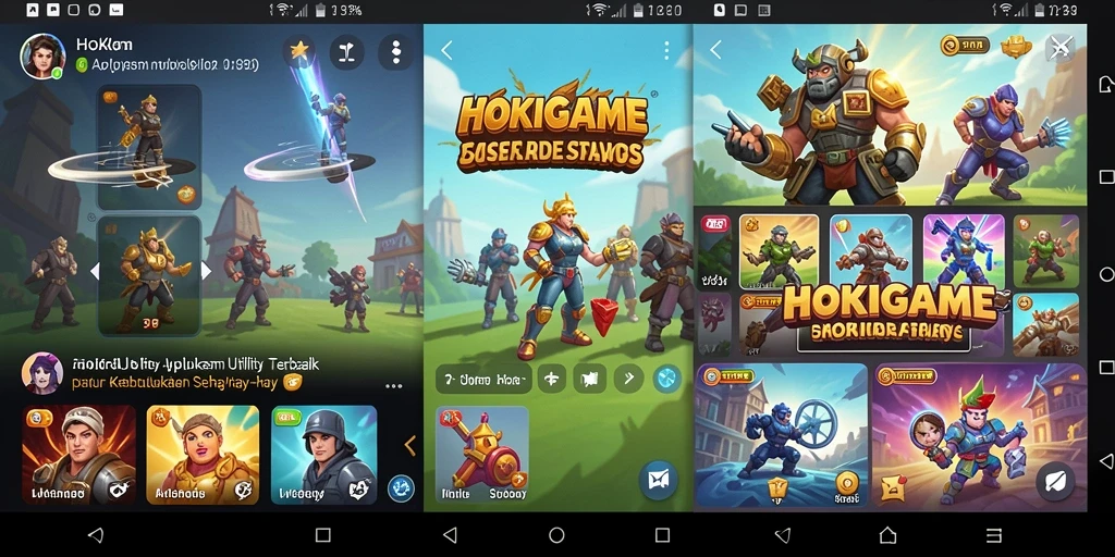 Tampilan antarmuka HOKIGAME yang intuitif dan fungsional.