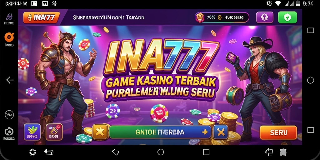Tampilan menarik dari gameplay Kasino di INA777.