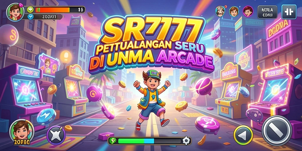Tampilan gameplay SR777 yang penuh warna dan seru.