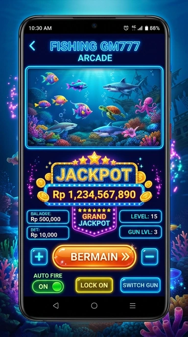 Pengguna sedang menjelajahi katalog aplikasi di gm777 untuk menemukan yang terbaru.